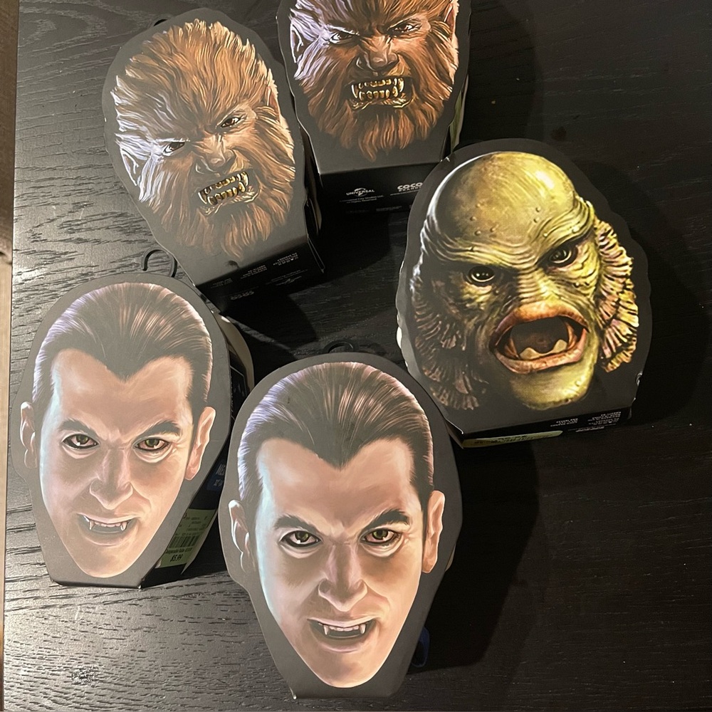 Universal Monsters Men's Boxer Brief - Dracula, Wolf Man and Monster